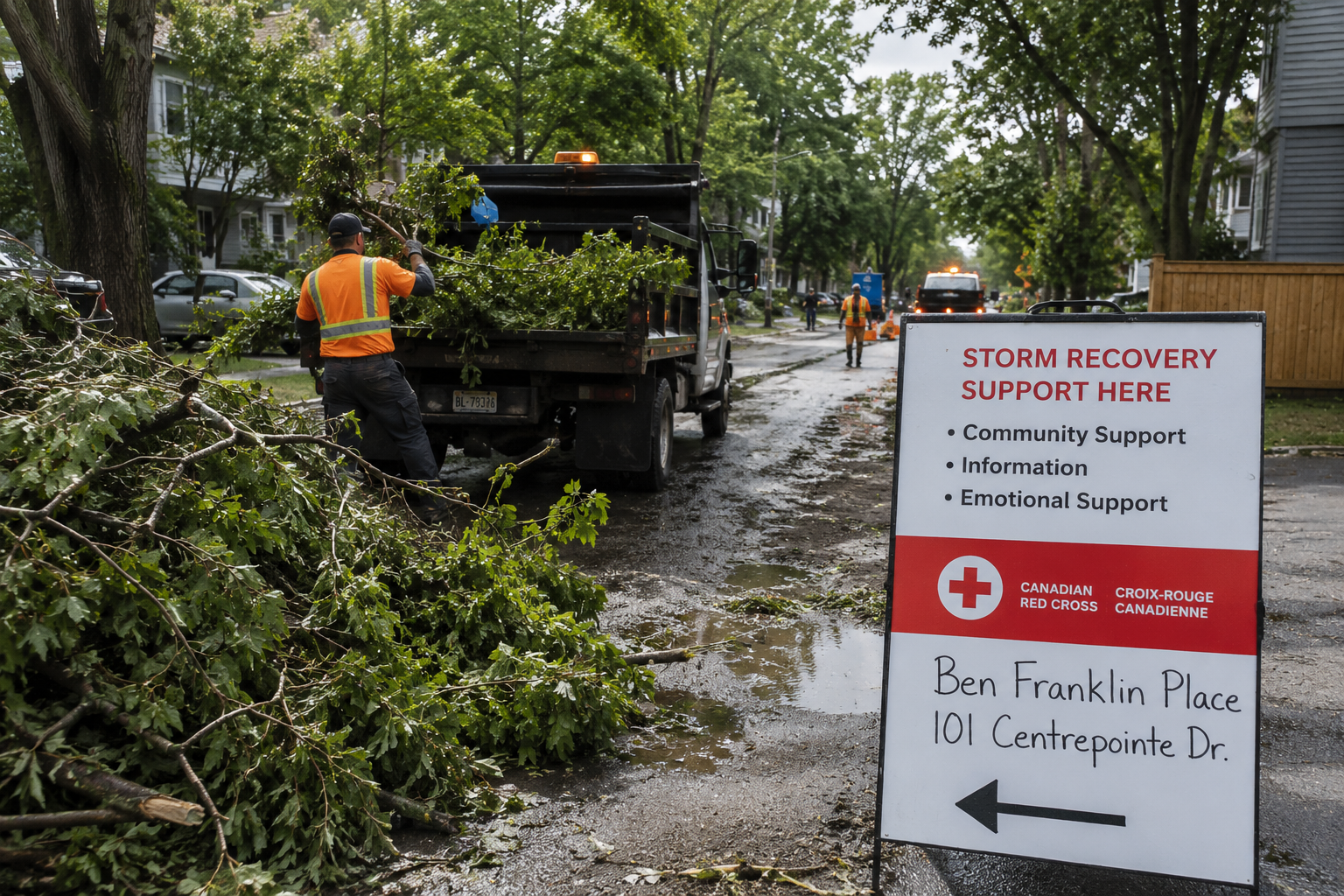 Red Cross Support Sessions Continue in Ottawa as Residents Recover From July 1 Flooding